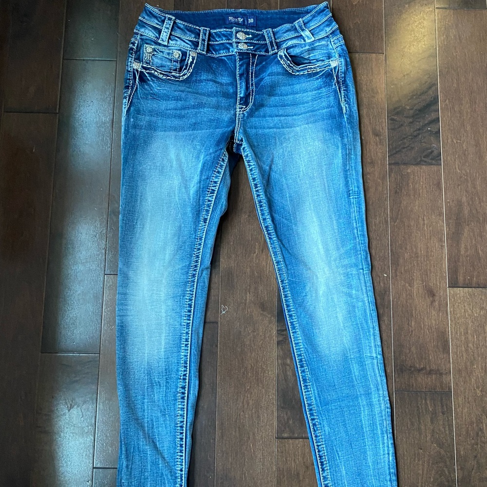 Miss Me Los Angeles mid-rise skinny jeans - size 30